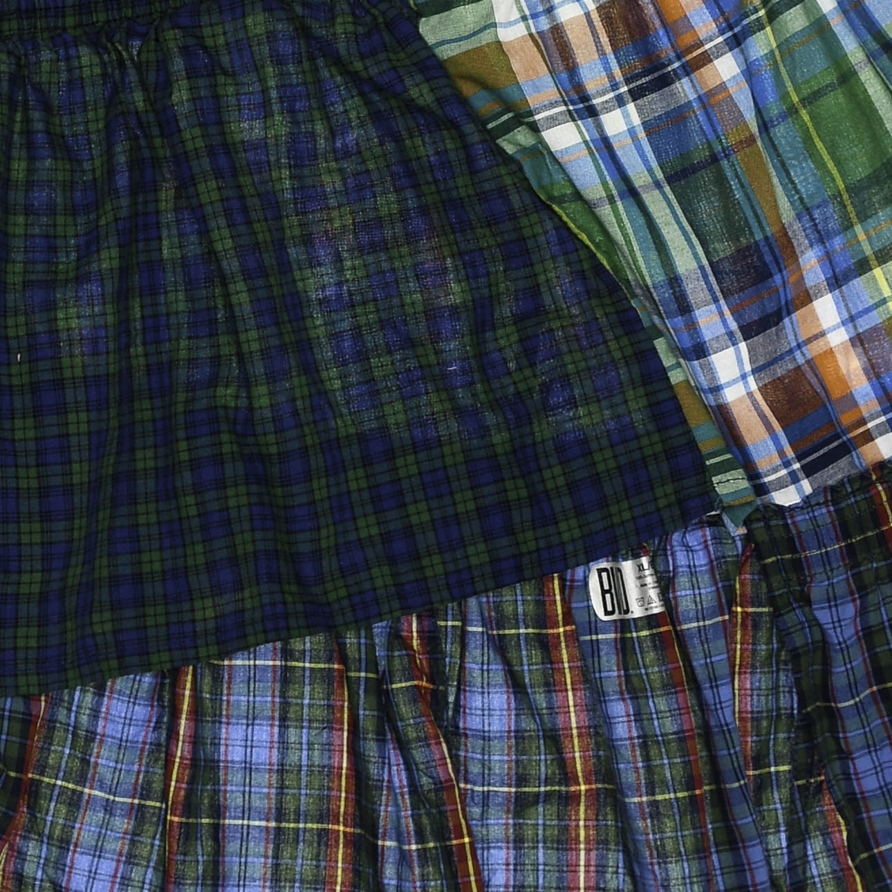 Vibrant Mixed Colors Boxer Skirt Midi