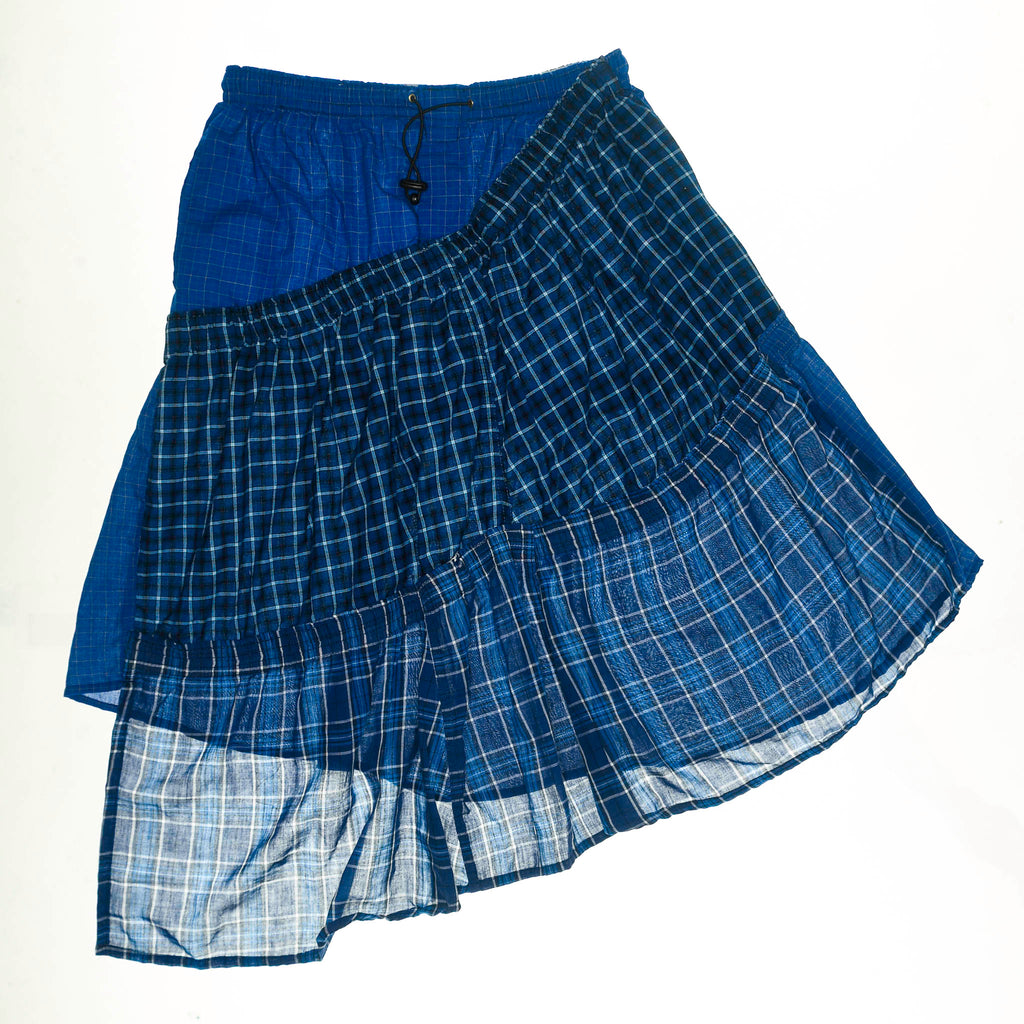 Midnight Blues Boxer Skirt Midi