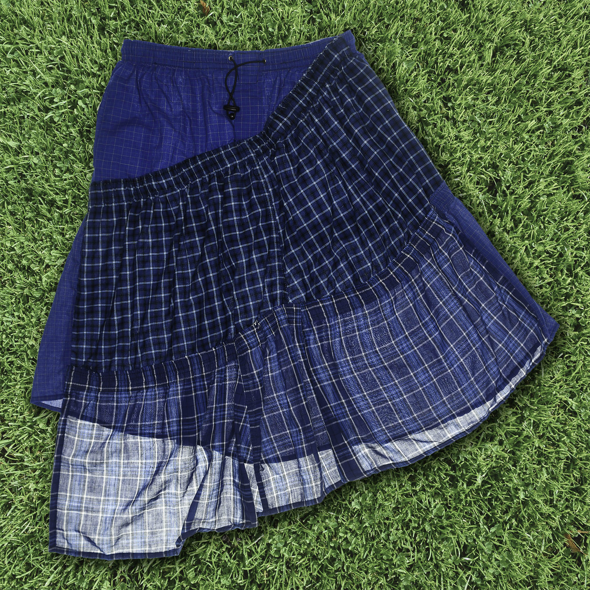 Midnight Blues Boxer Skirt Midi