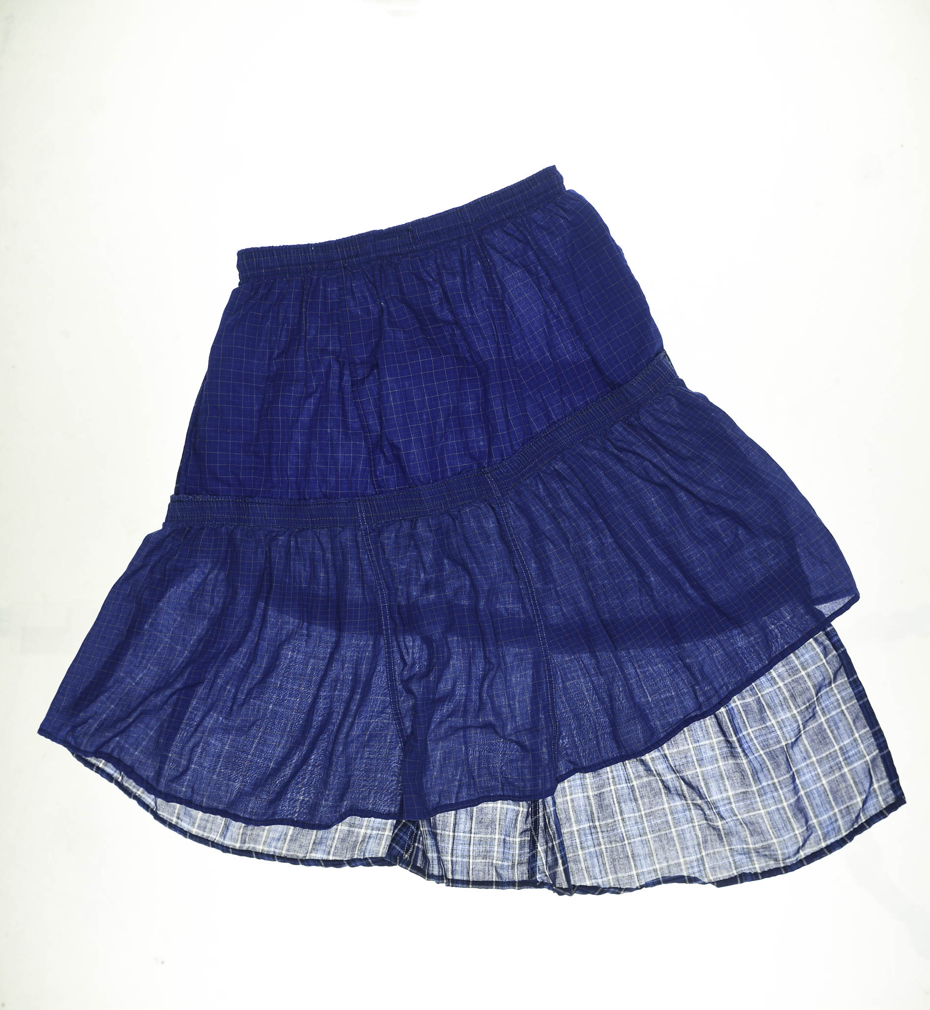 Midnight Blues Boxer Skirt Midi