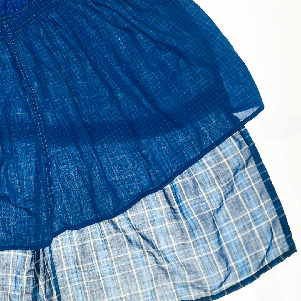 Midnight Blues Boxer Skirt Midi