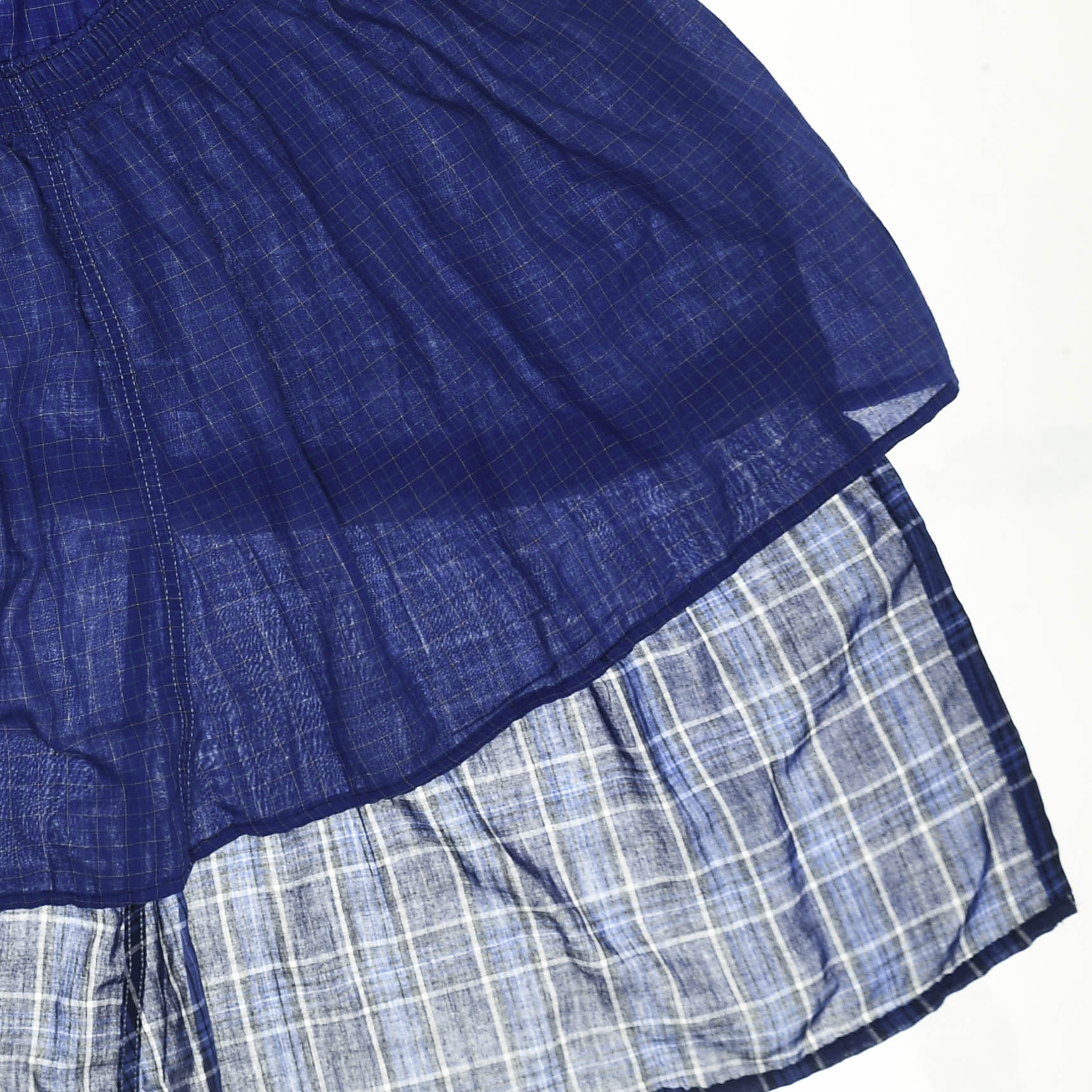 Midnight Blues Boxer Skirt Midi