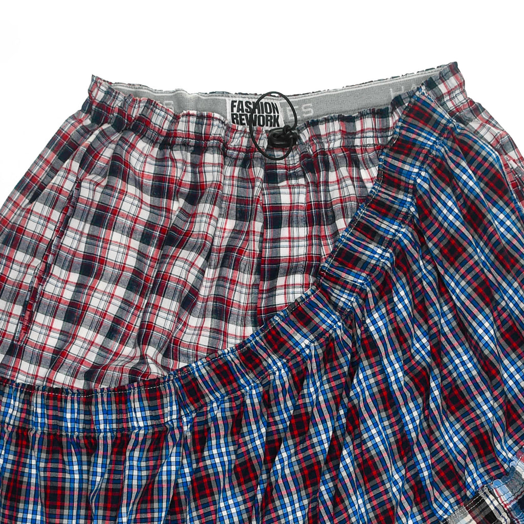 Americana Tiered Boxer Skirt Midi