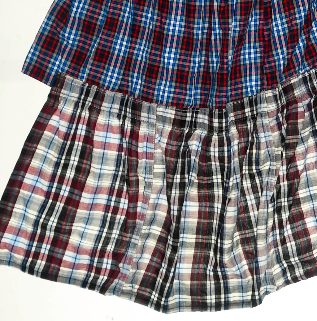 Americana Tiered Boxer Skirt Midi