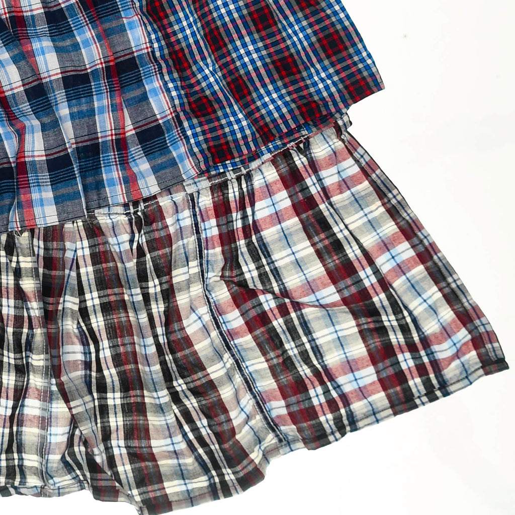 Americana Tiered Boxer Skirt Midi