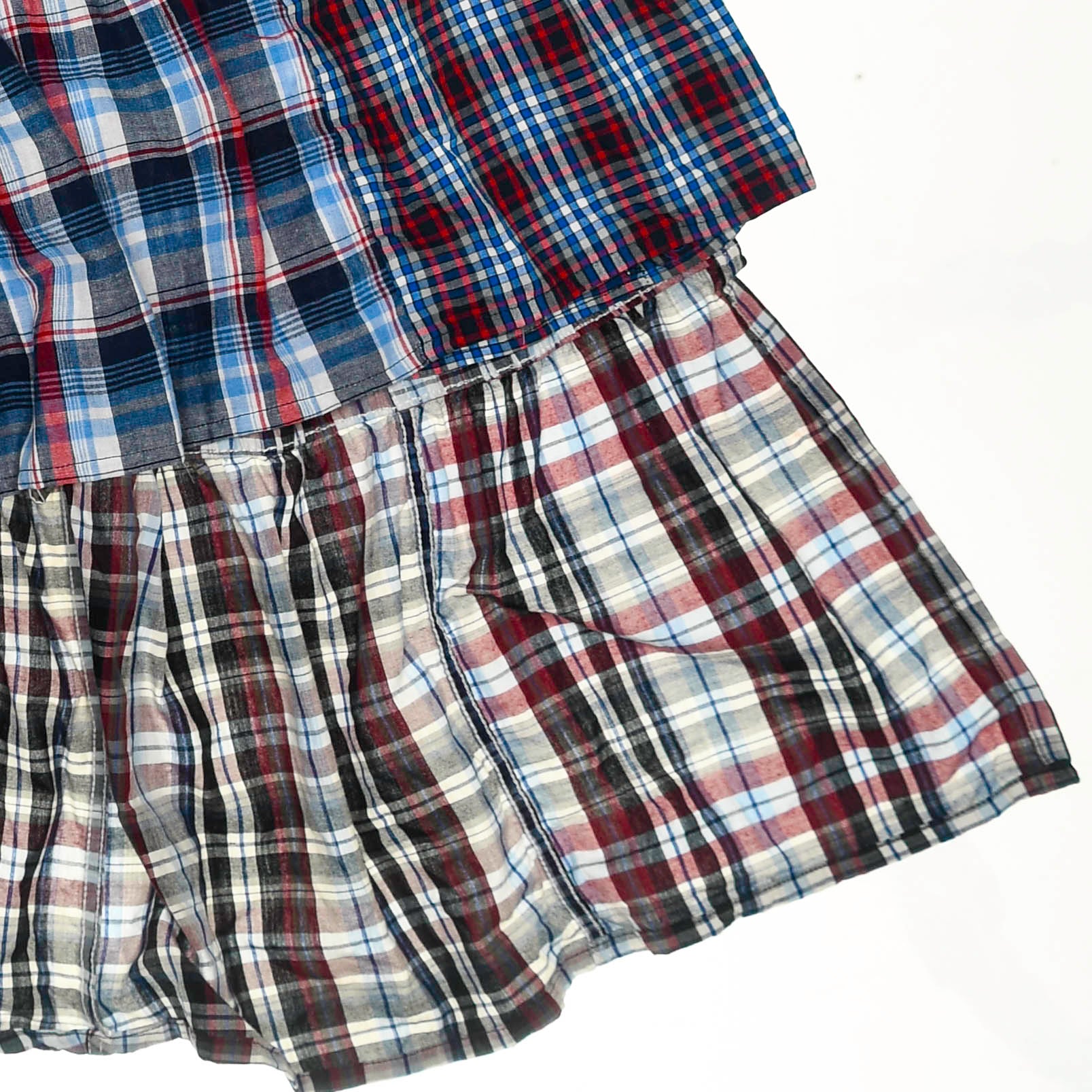 Americana Tiered Boxer Skirt Midi