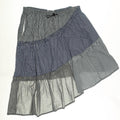 Gray Boxer Skirt Midi