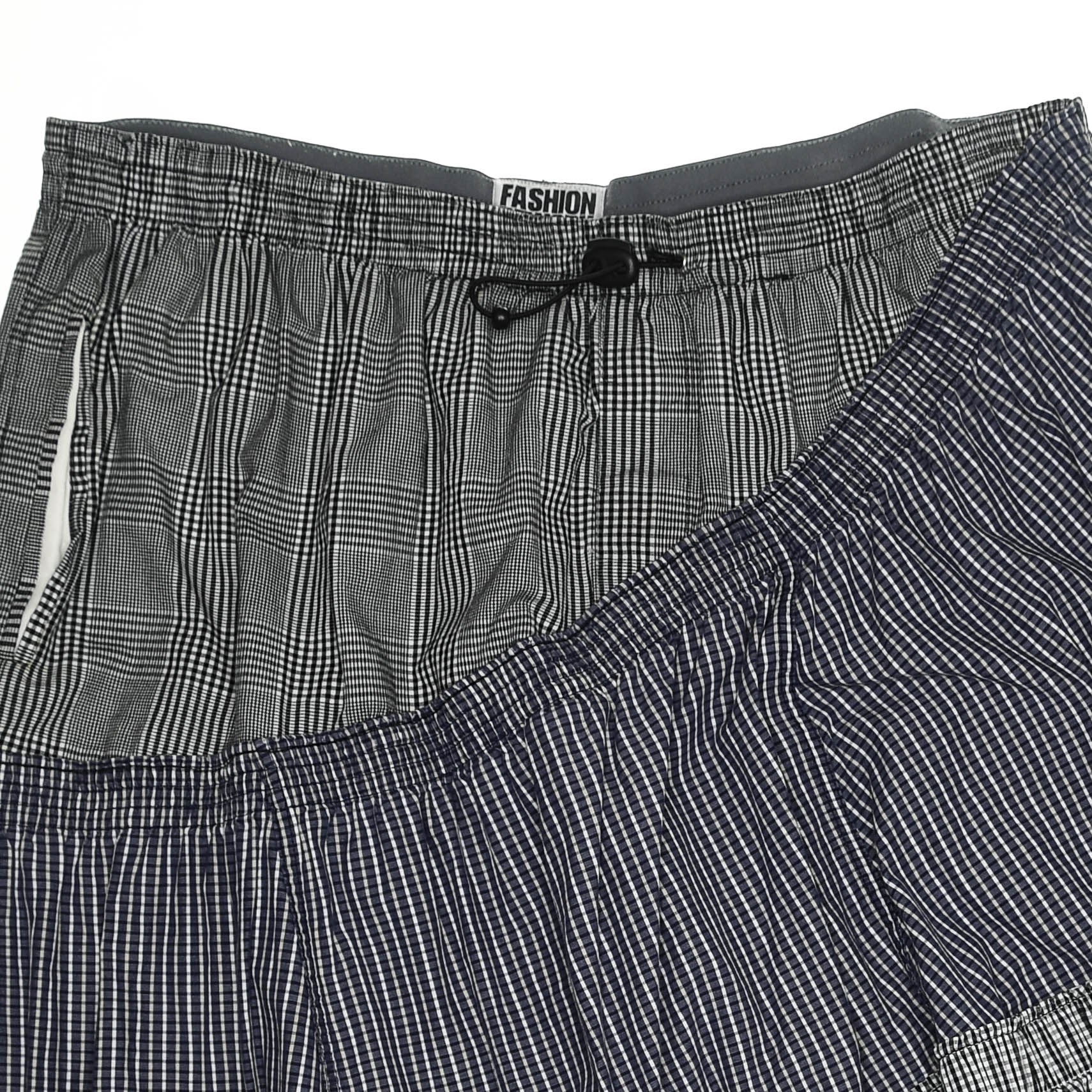 Gray Boxer Skirt Mid Length