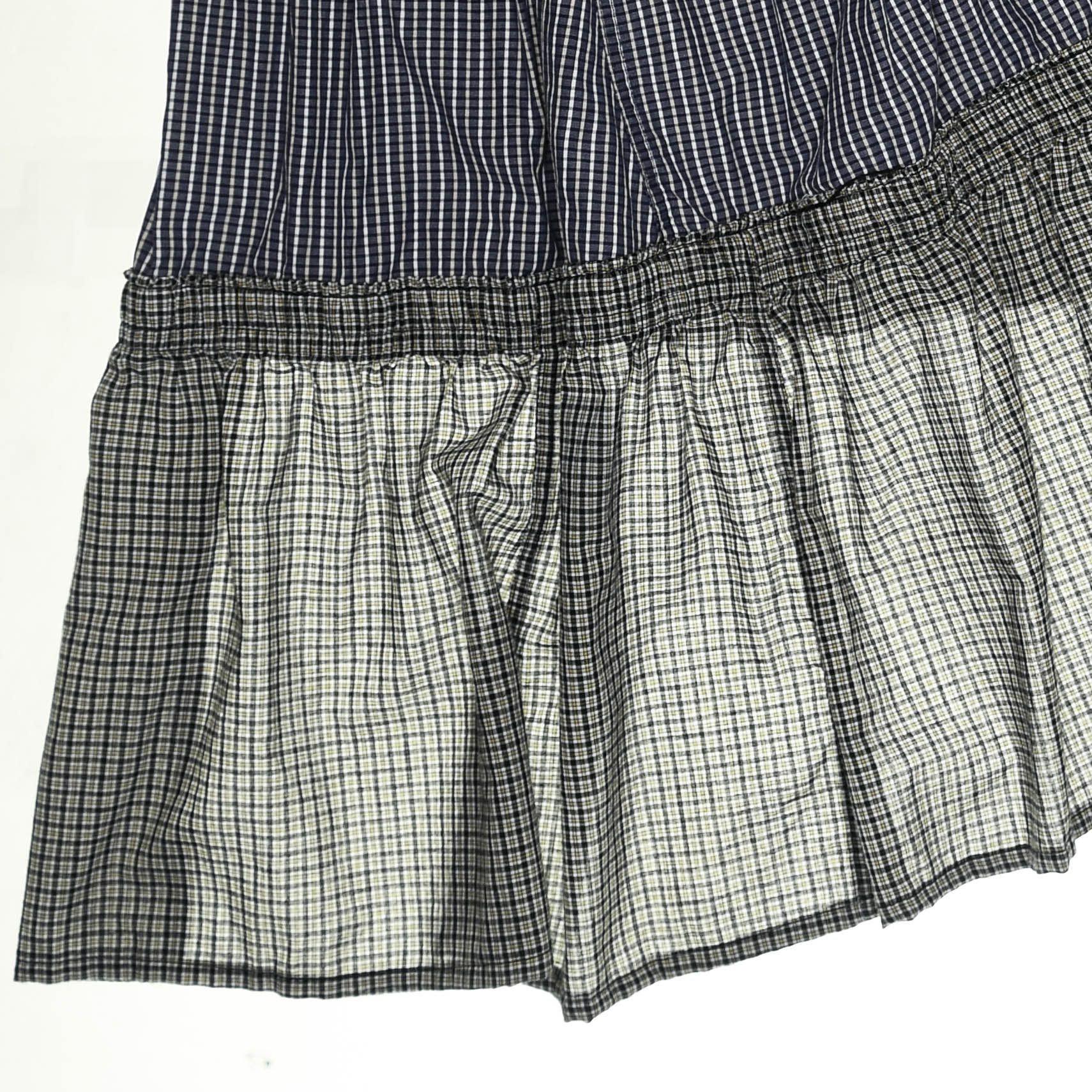 Gray Boxer Skirt Mid Length