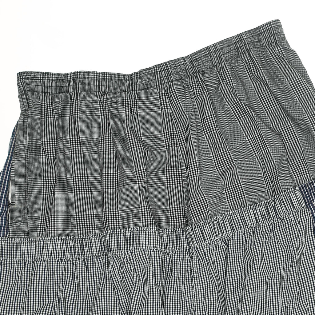 Gray Boxer Skirt Mid Length