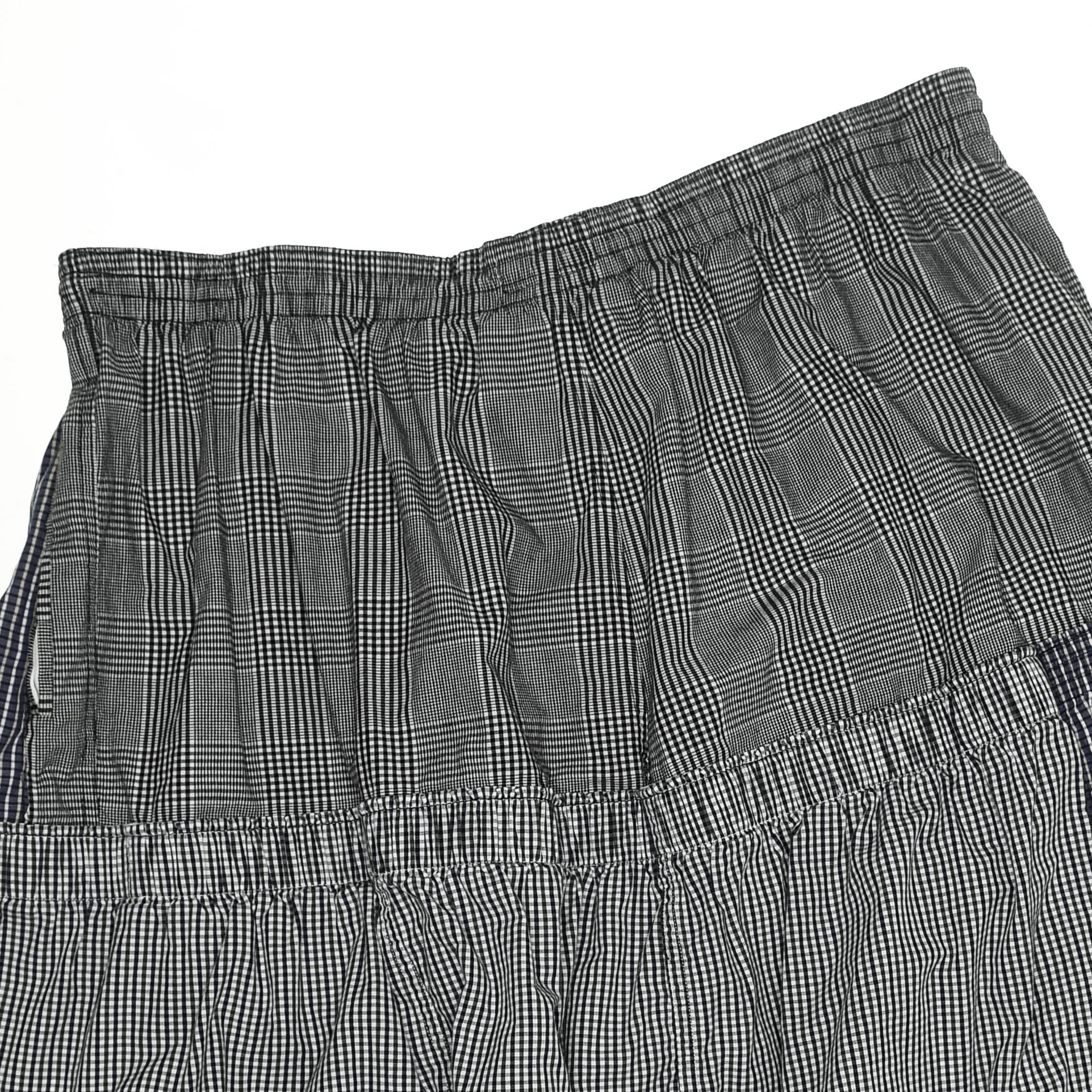 Gray Boxer Skirt Mid Length