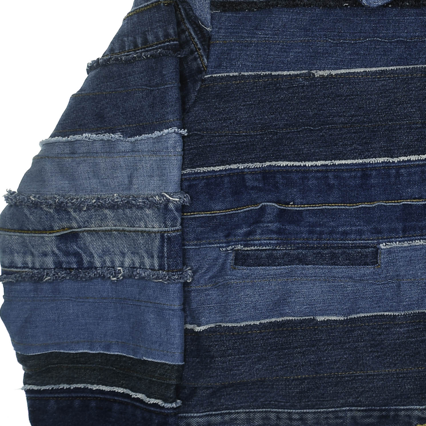 Mixed Denim Strata Jacket