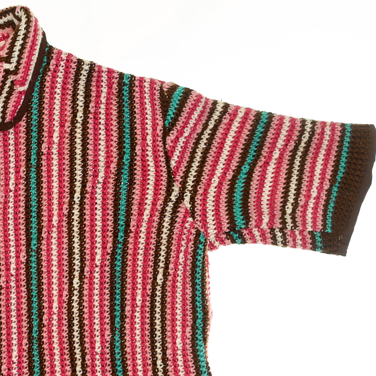Retro Crochet Collared Blouse