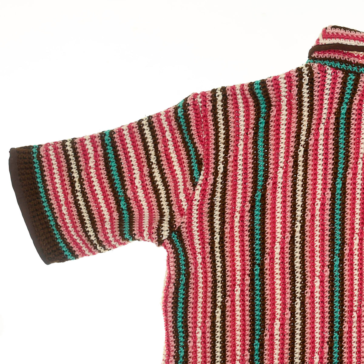 Retro Crochet Collared Blouse