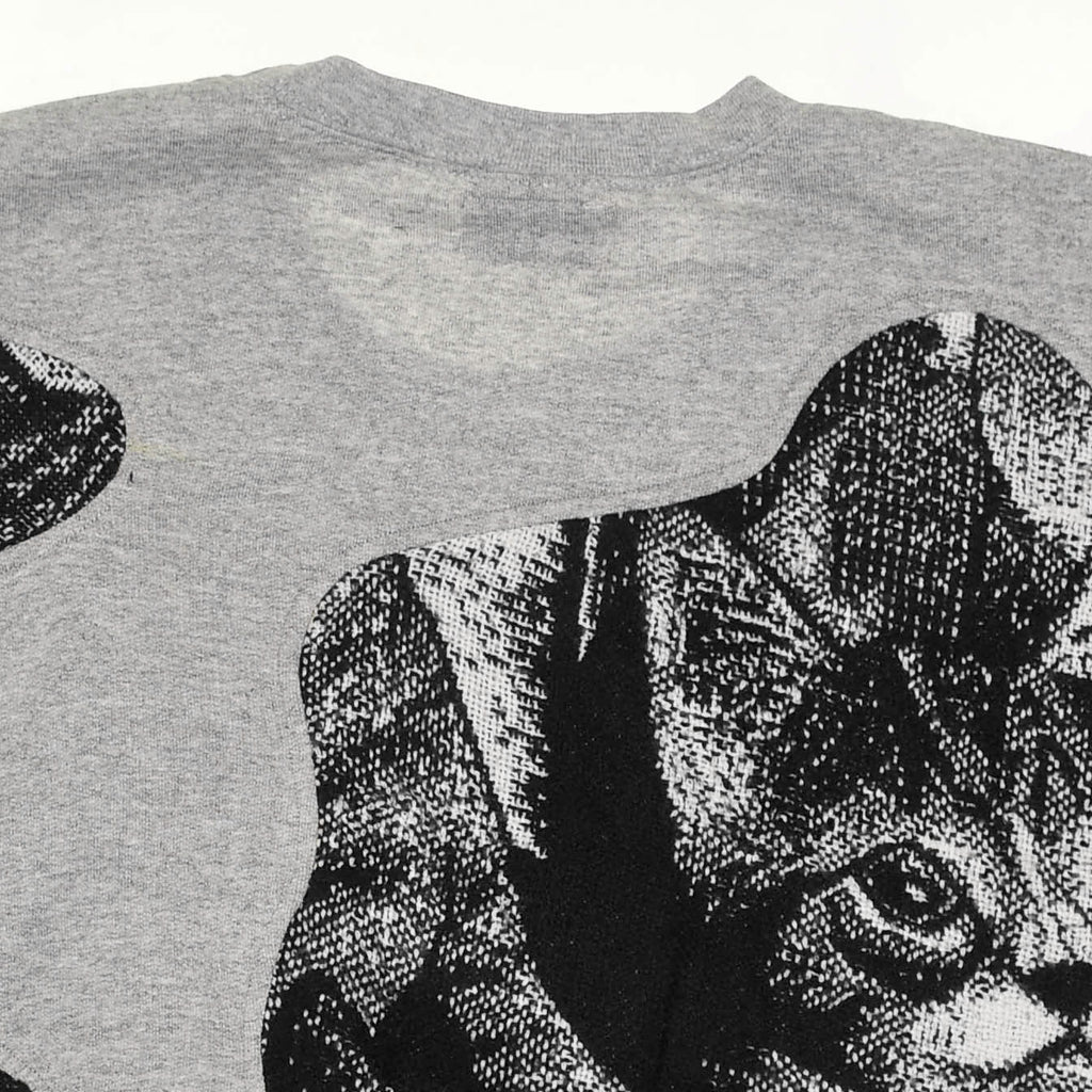 Black & White Cat Amoeba Tapestry Pullover