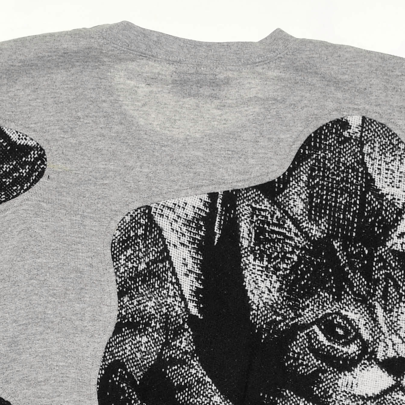Black & White Cat Amoeba Tapestry Pullover