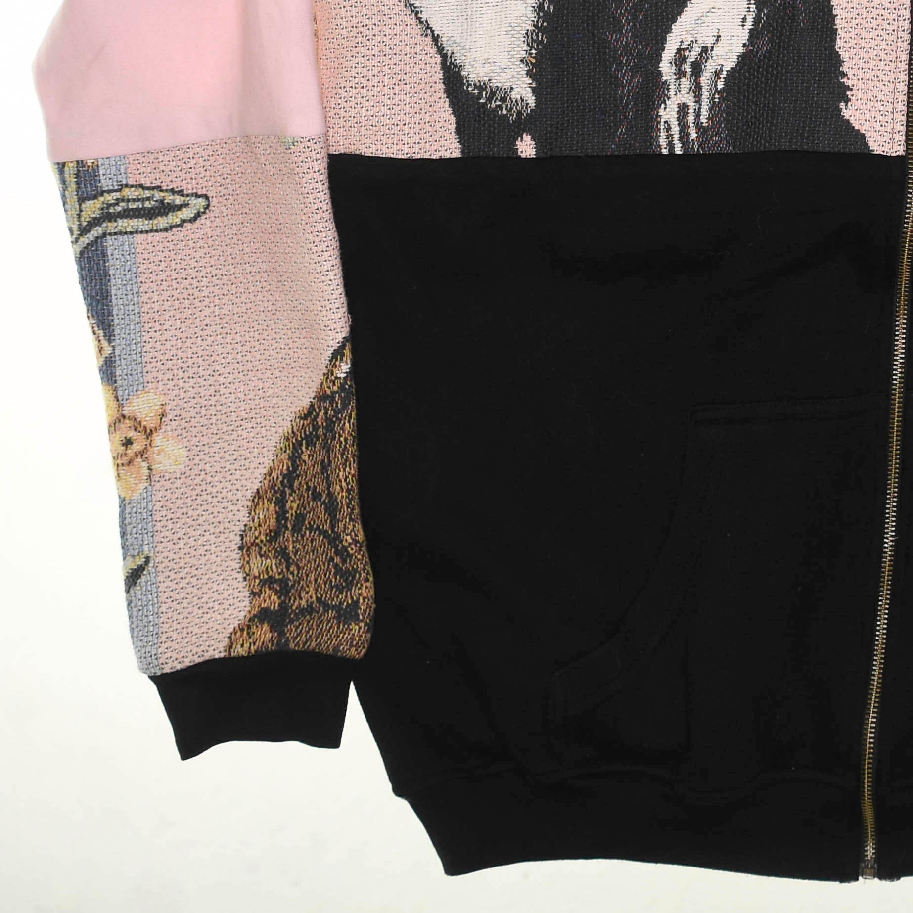Classic Cats Patchwork Tapestry Zip Up Hoodie
