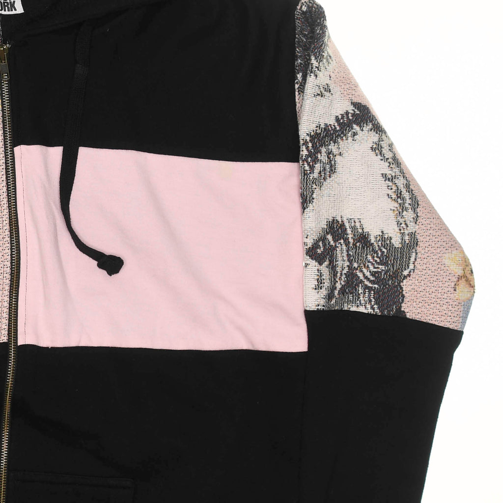Classic Cats Patchwork Tapestry Zip Up Hoodie