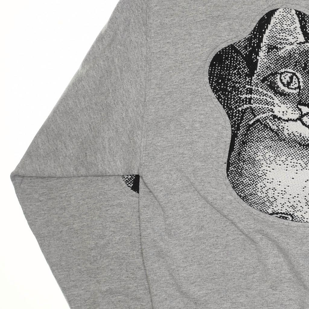 Black & White Kitten Amoeba Tapestry Pullover