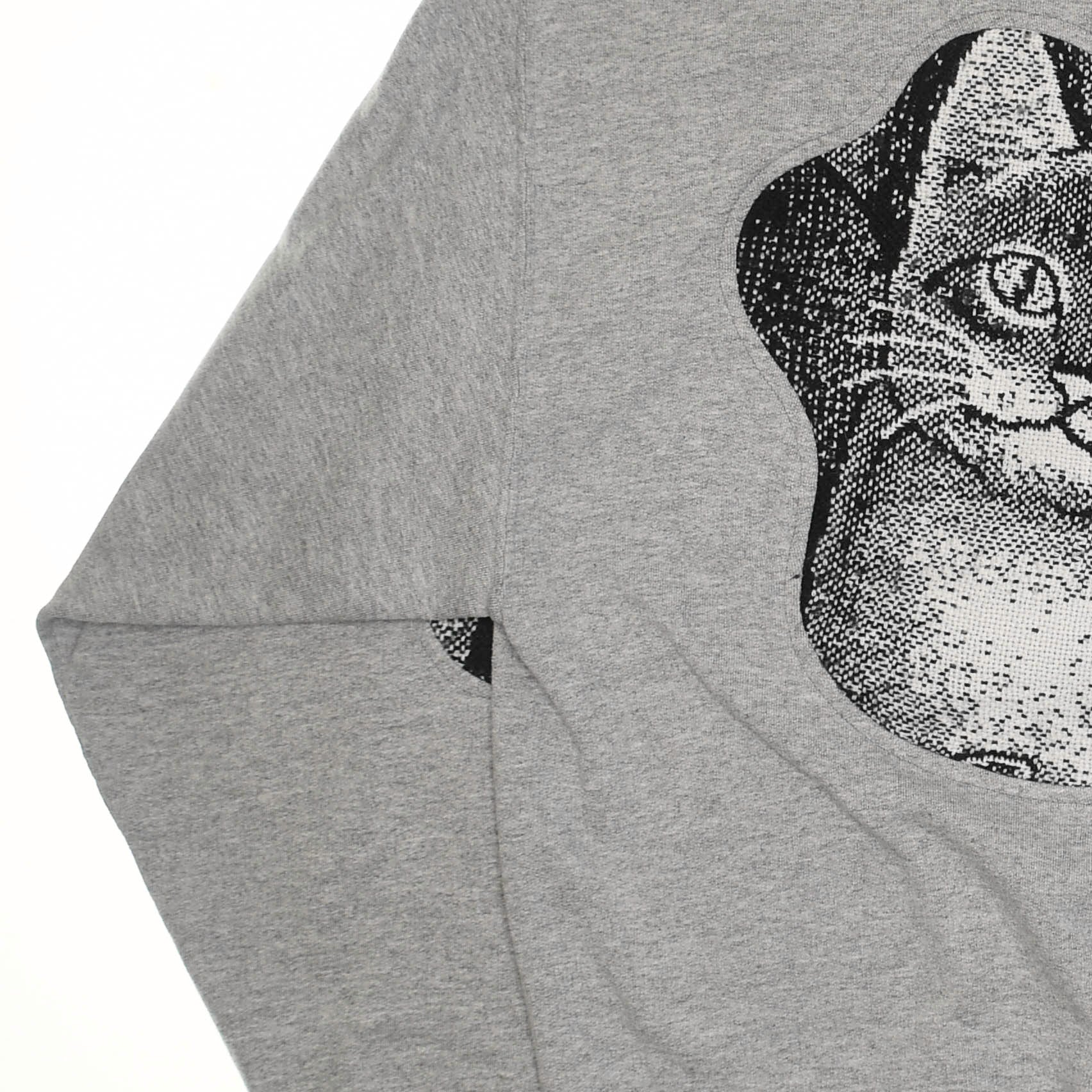 Black & White Kitten Amoeba Tapestry Pullover