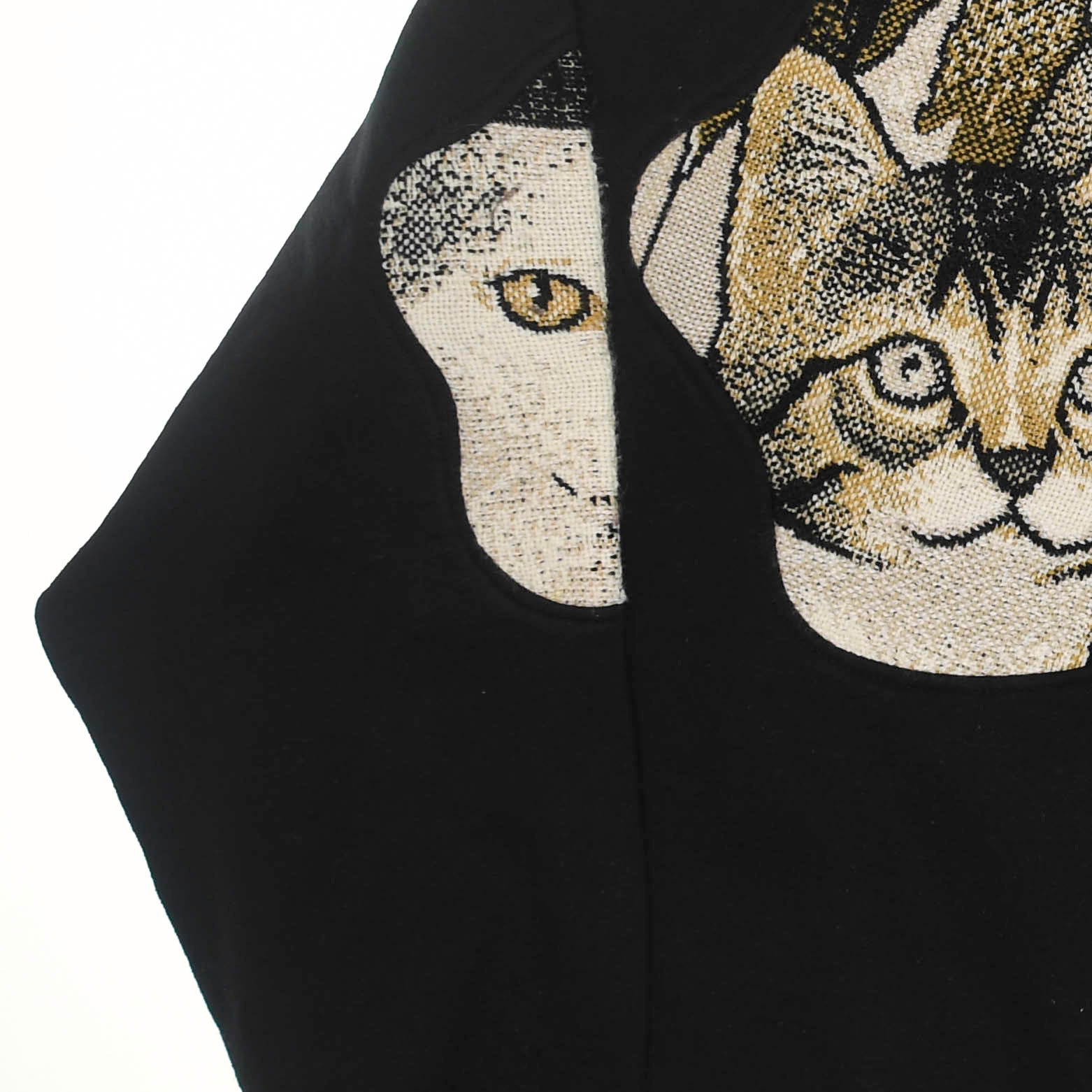 Brown Cat Amoeba Tapestry Pullover
