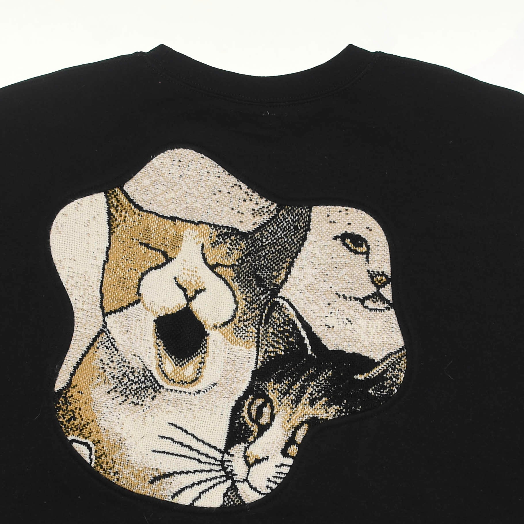 Brown Cat Amoeba Tapestry Pullover