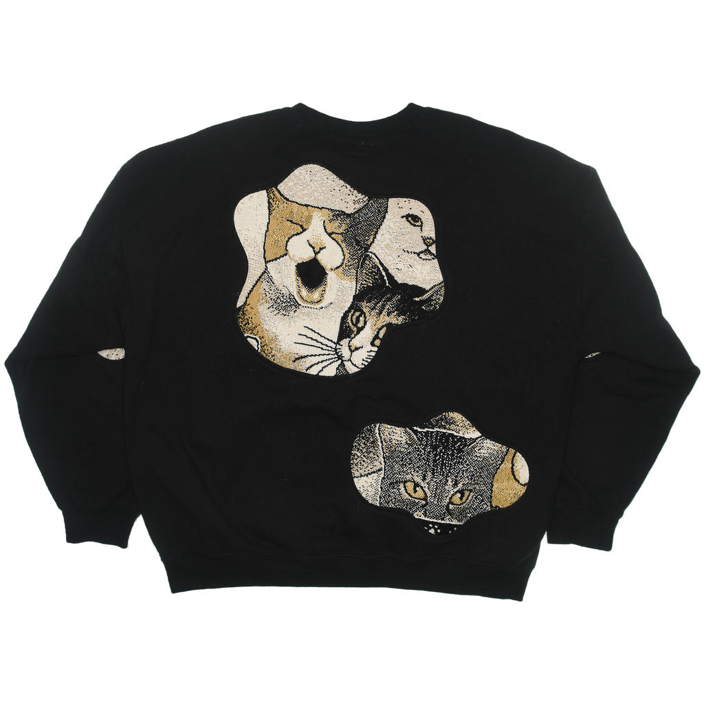 Brown Cat Amoeba Tapestry Pullover