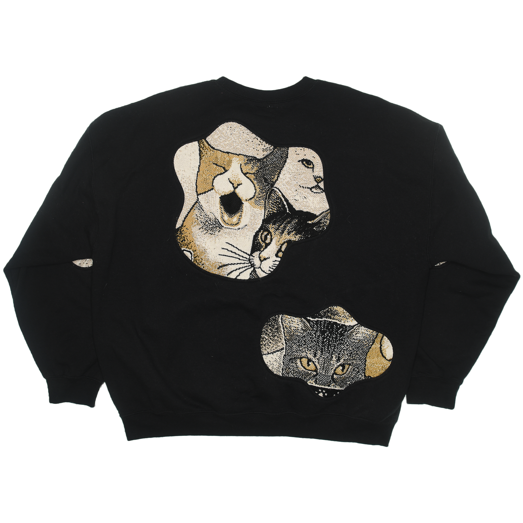 Brown Cat Amoeba Tapestry Pullover