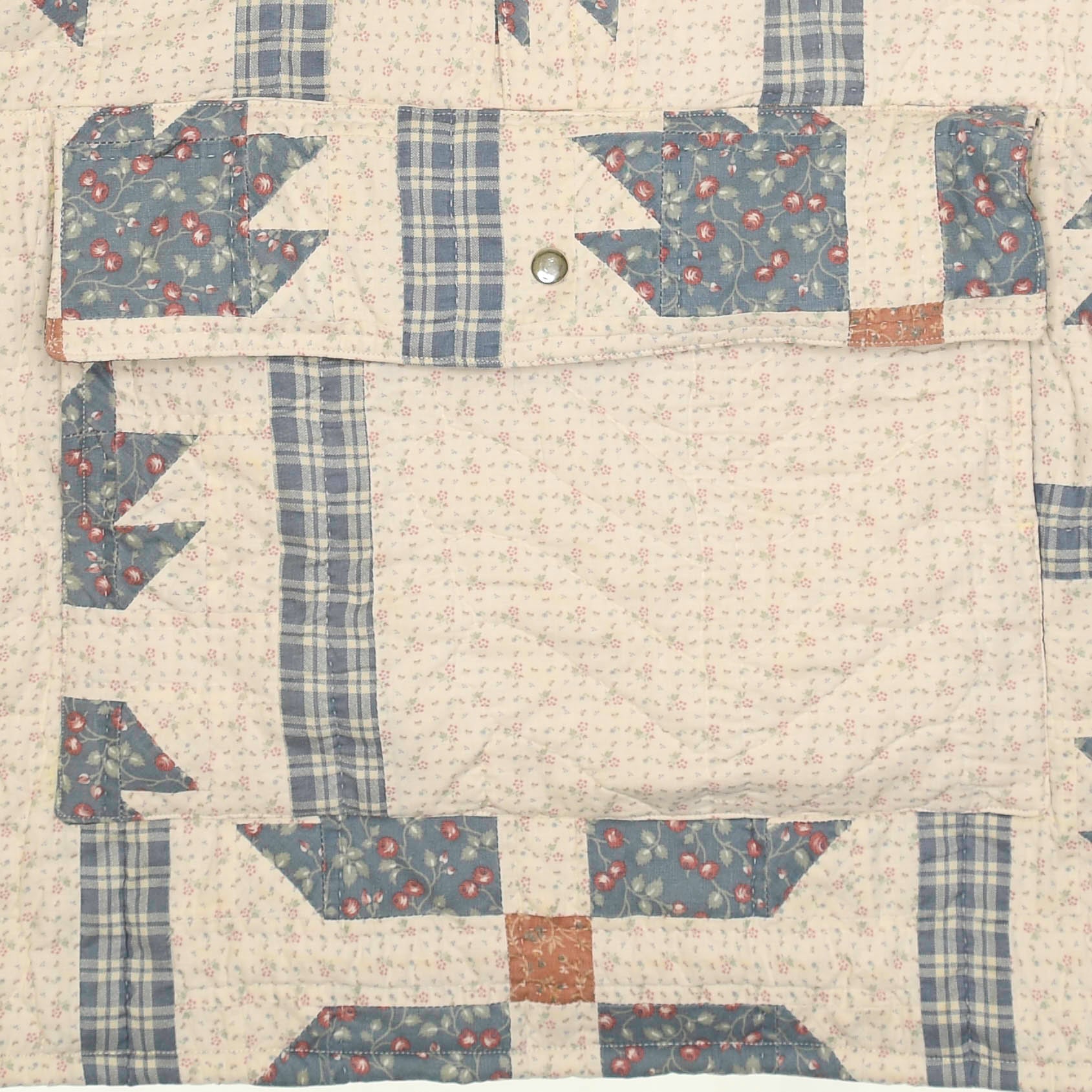 French Blue Trailblazer Quilt Pullover