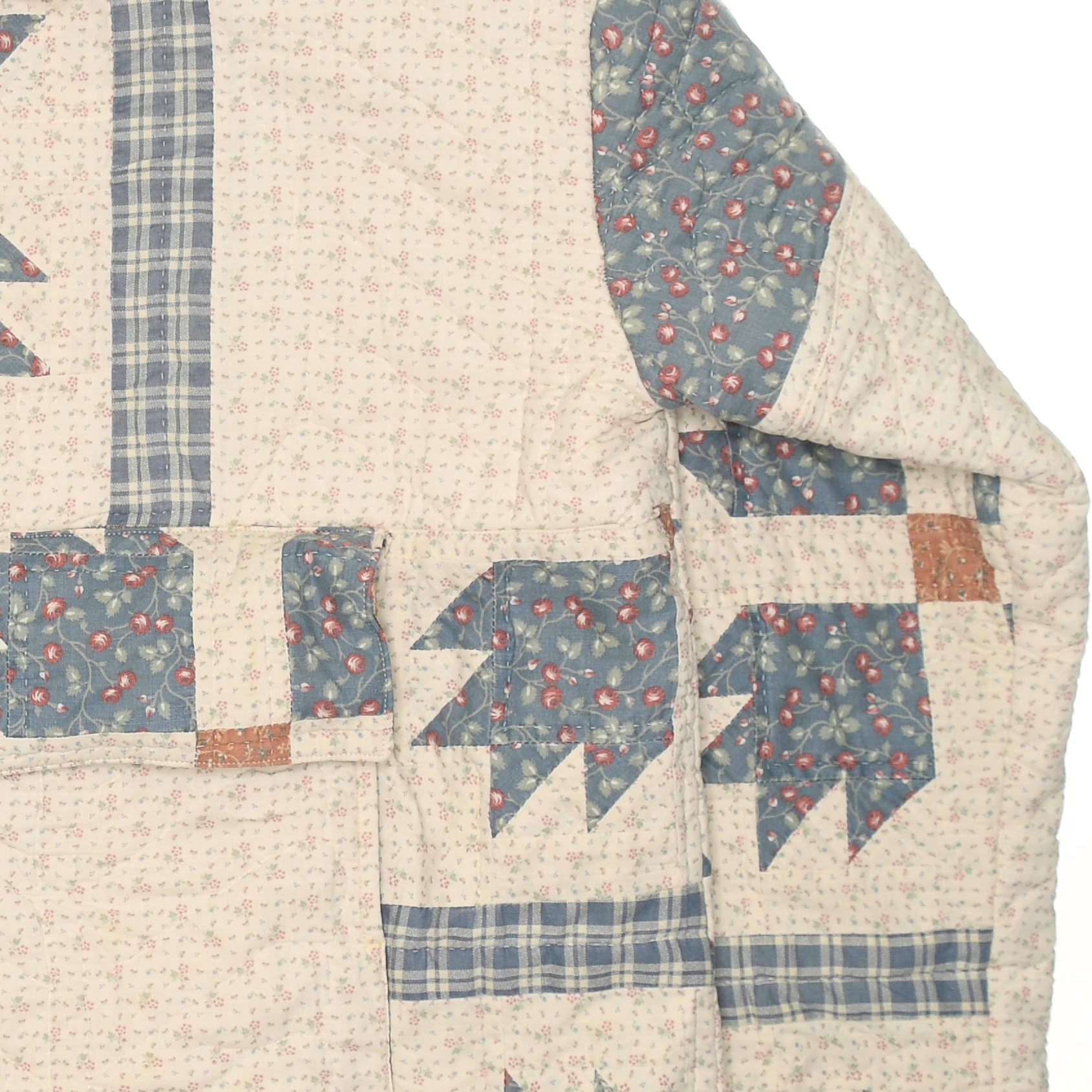 French Blue Trailblazer Quilt Pullover