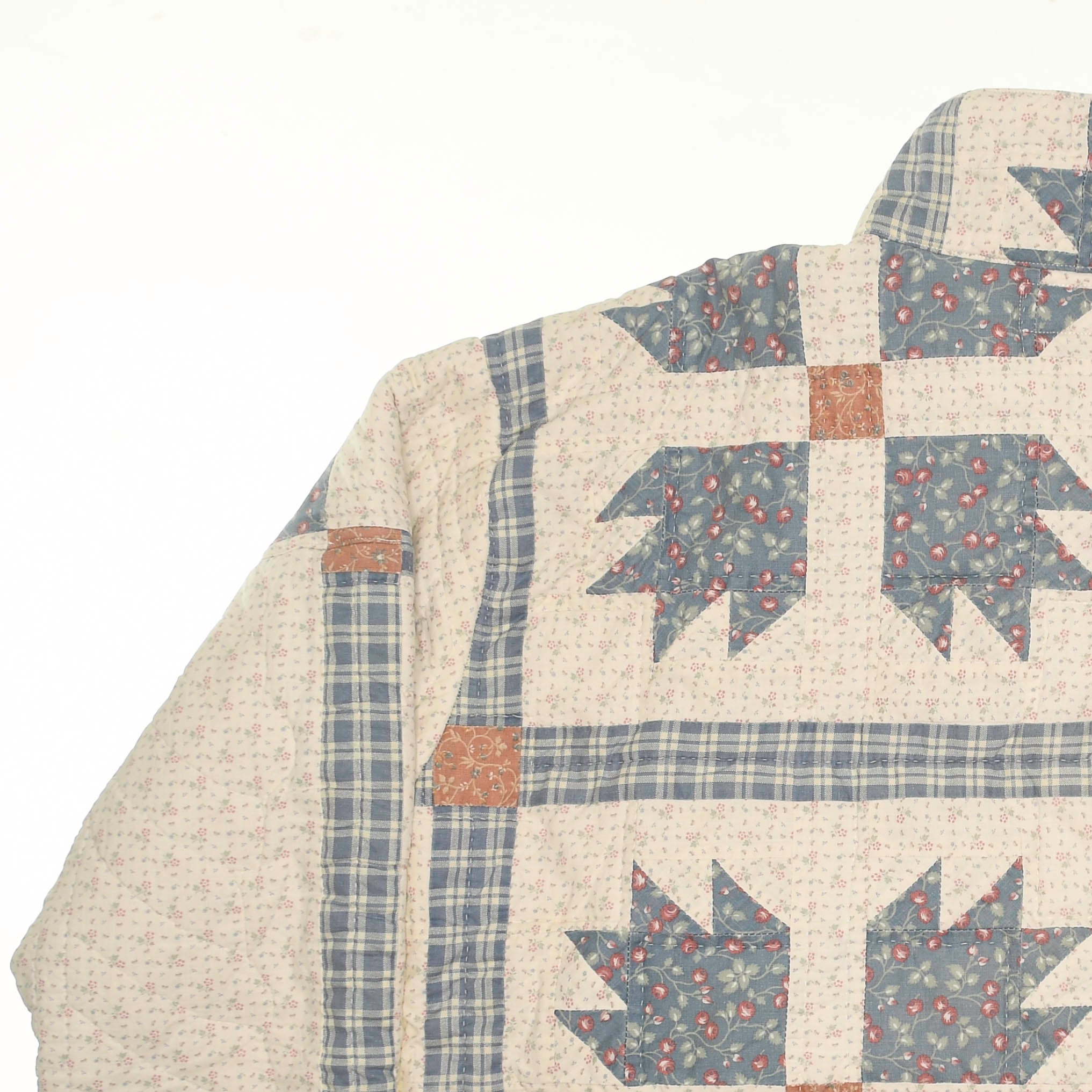 French Blue Trailblazer Quilt Pullover