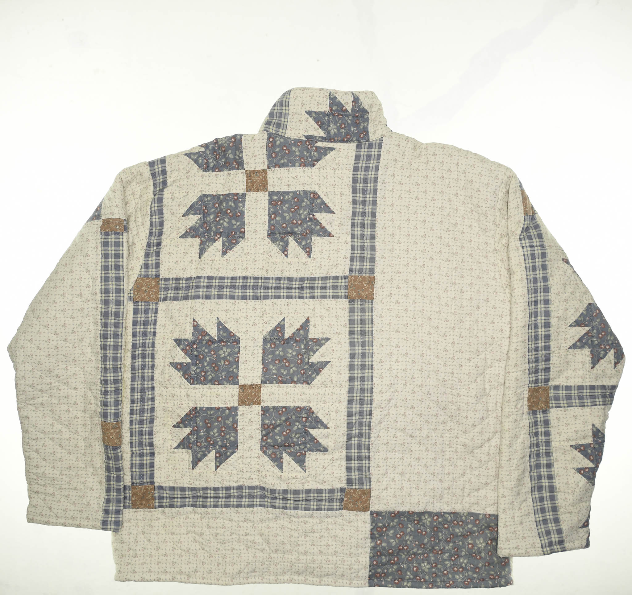 French Blue Trailblazer Quilt Pullover