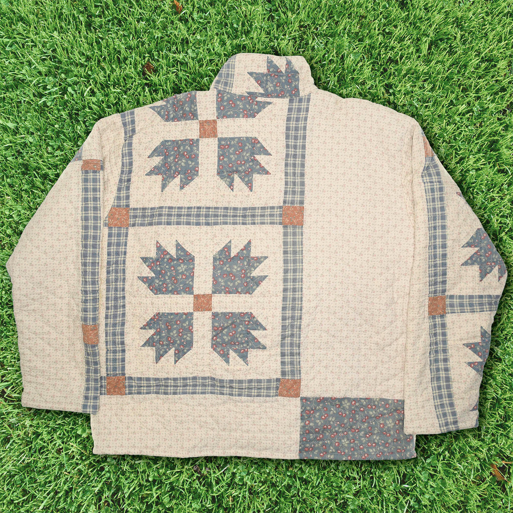 French Blue Trailblazer Quilt Pullover