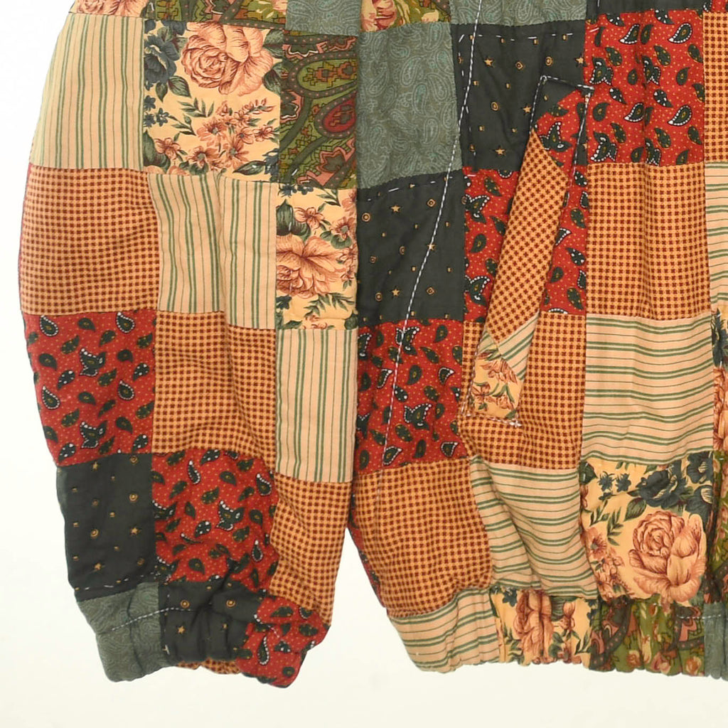 Patchwork Quilt Bomber Jacket