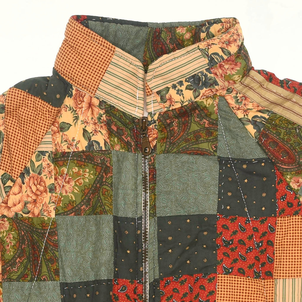 Patchwork Quilt Bomber Jacket