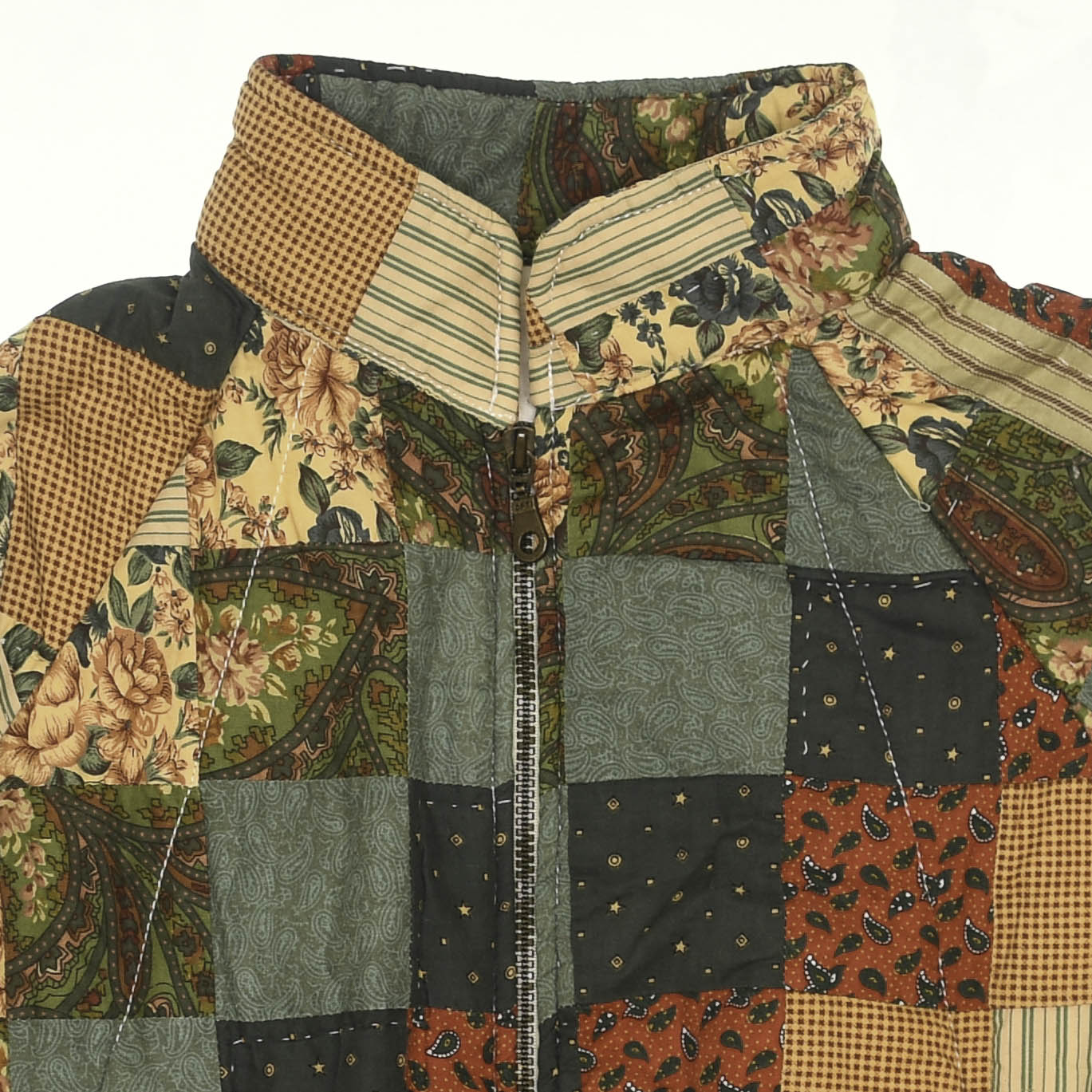 Patchwork Quilt Bomber Jacket