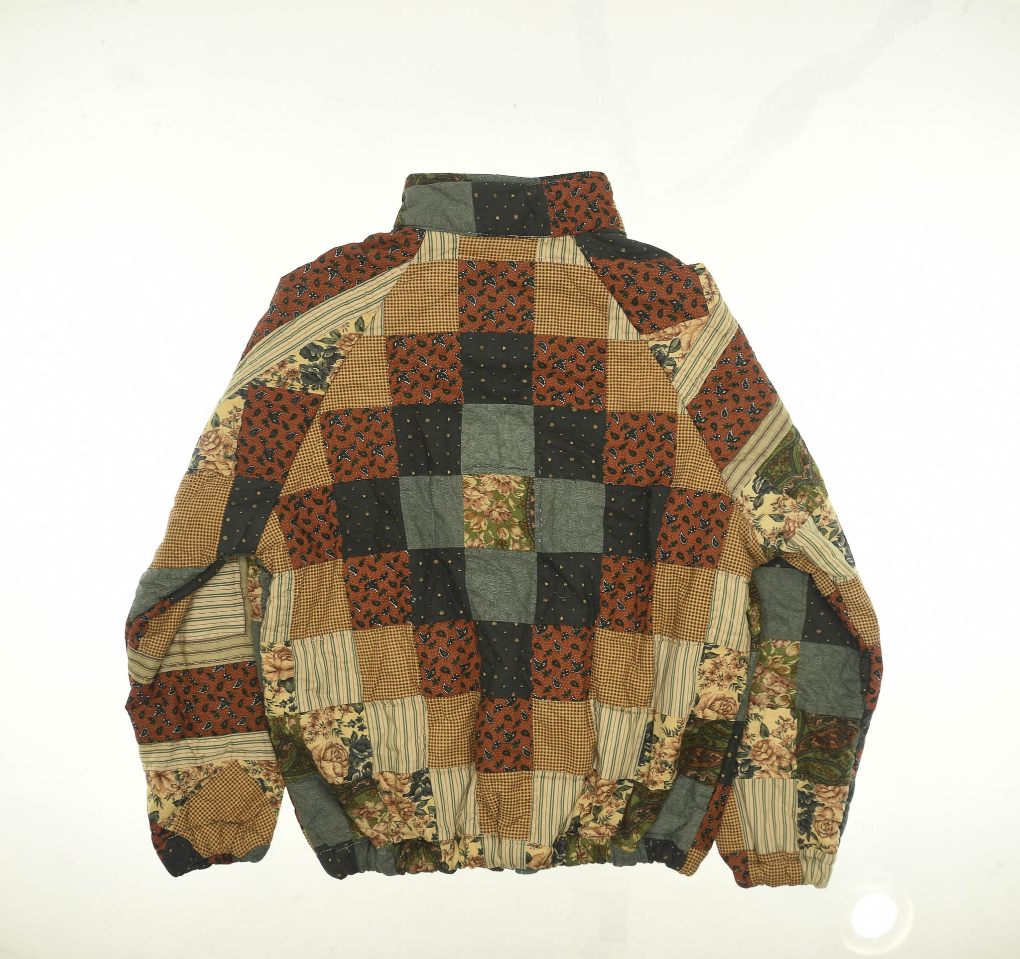 Patchwork Quilt Bomber Jacket