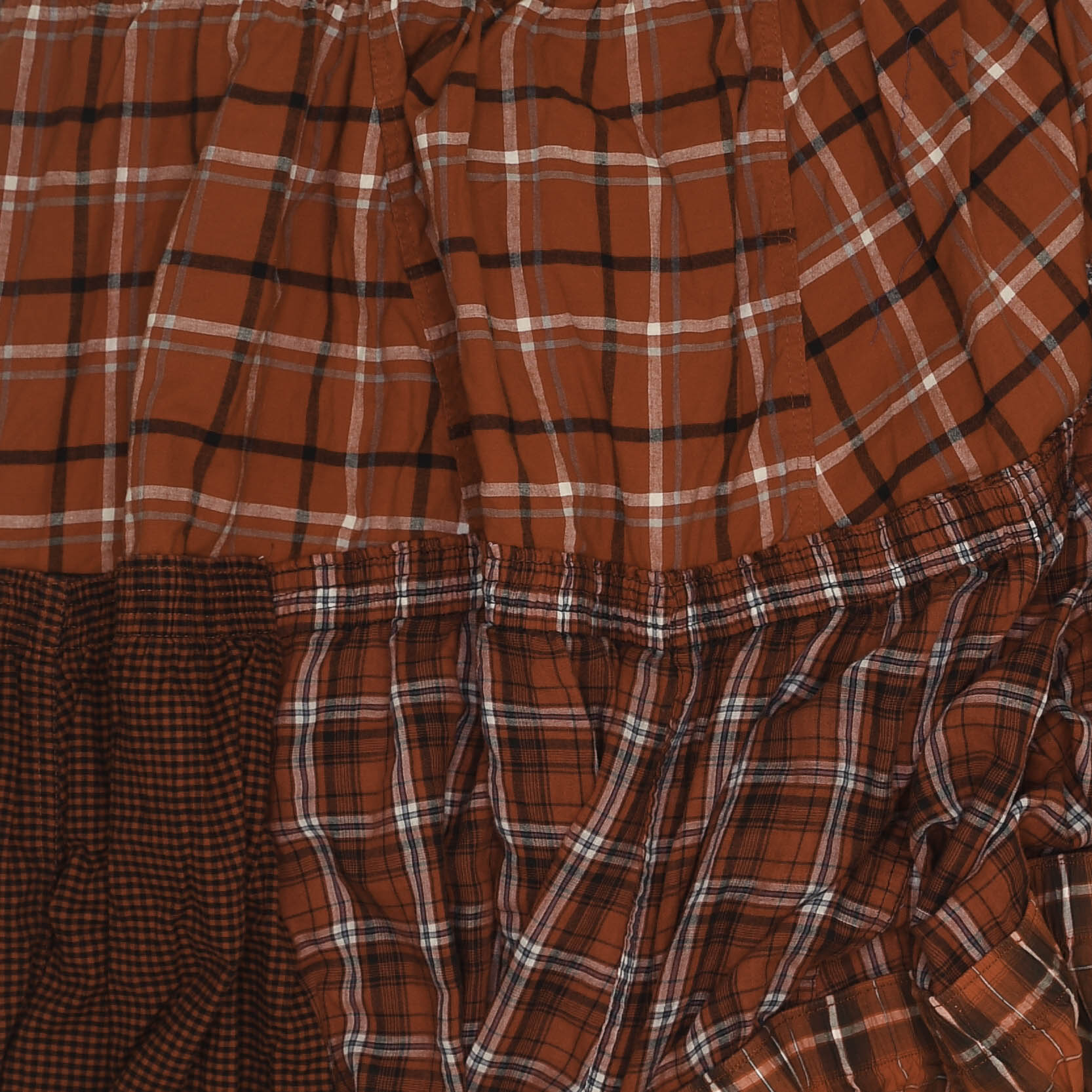 Bright Reds Asymmetric Boxer Skirt