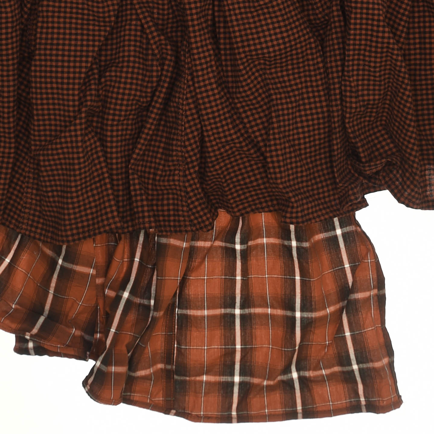 Bright Reds Asymmetric Boxer Skirt