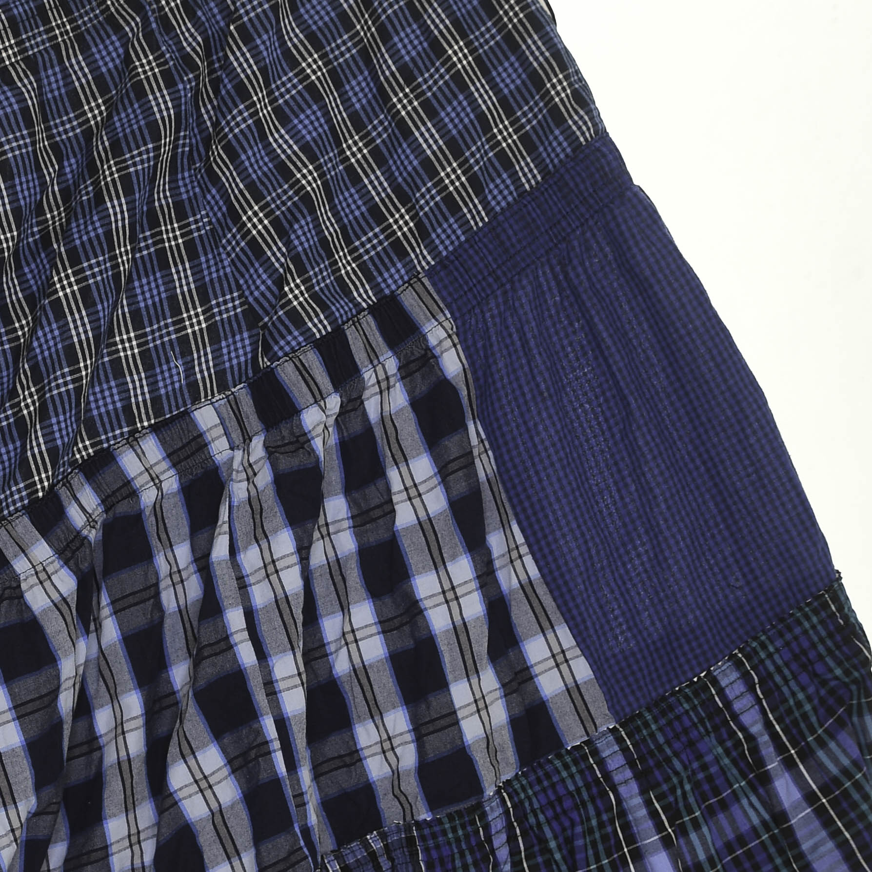 Mixed Navy Boxer Skirt Maxi