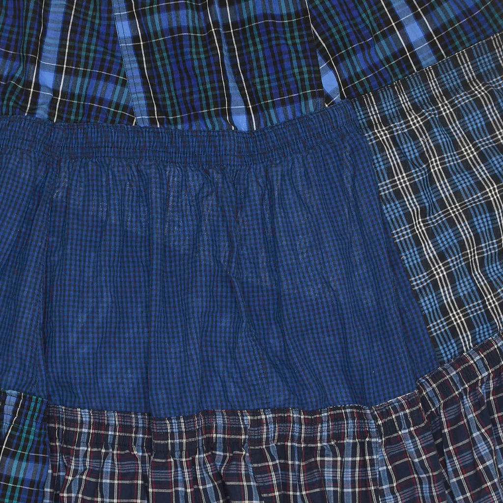 Mixed Navy Boxer Skirt Maxi