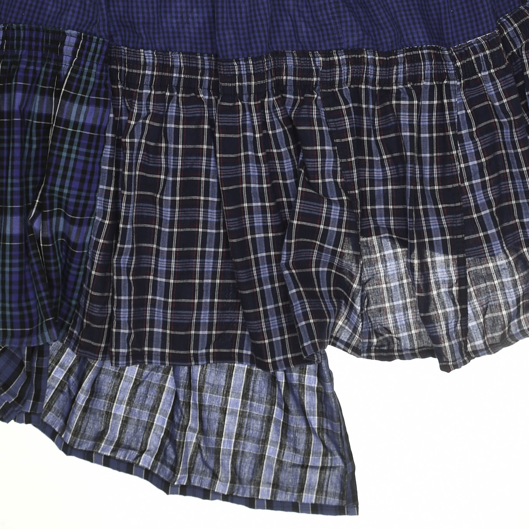 Mixed Navy Boxer Skirt Maxi