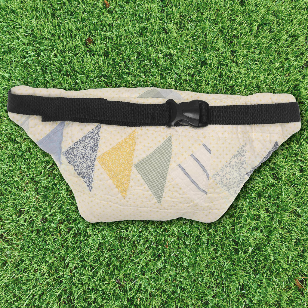 Patchwork Quilt Waist Bag | Triangle Patchwork