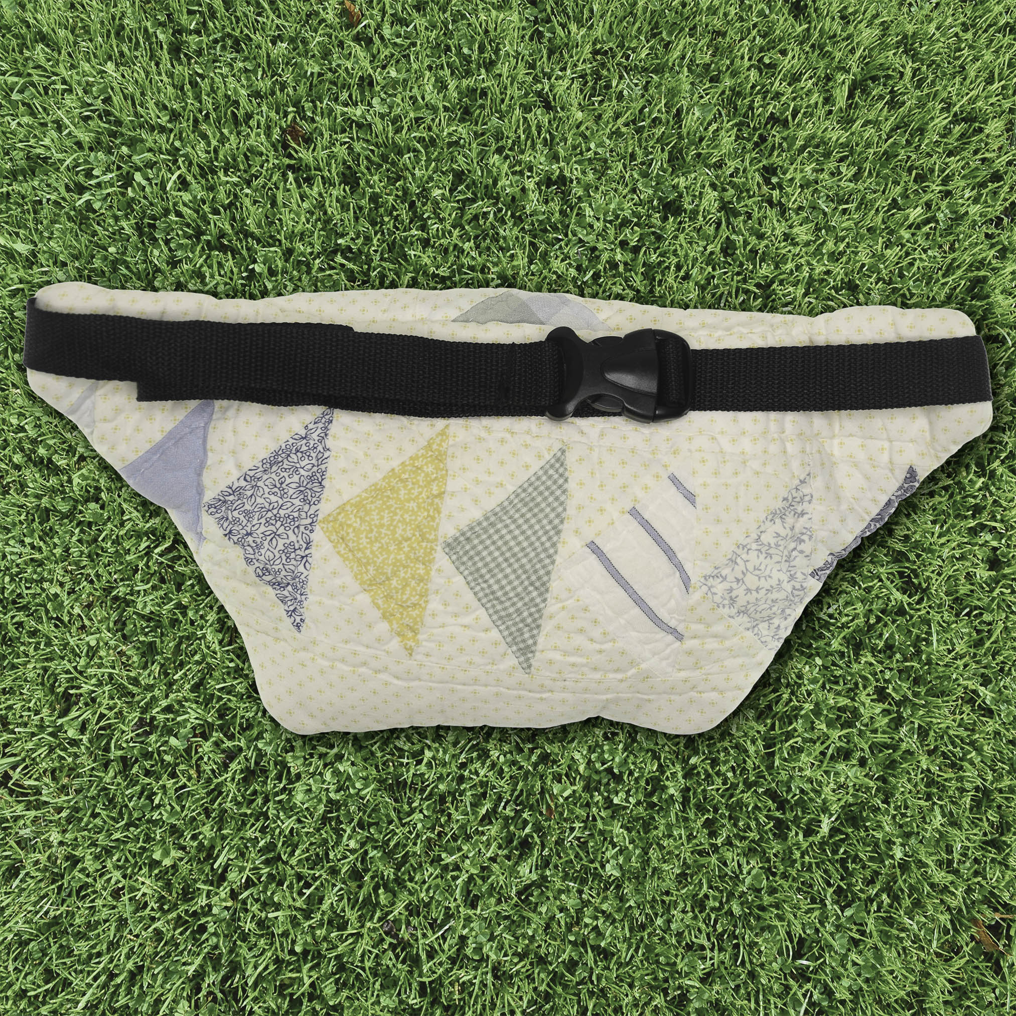 Patchwork Quilt Waist Bag | Triangle Patchwork