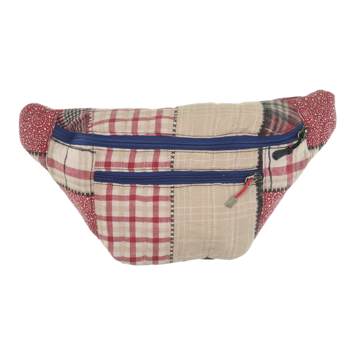 Patchwork Quilt Waist Bag | Americana Plaid