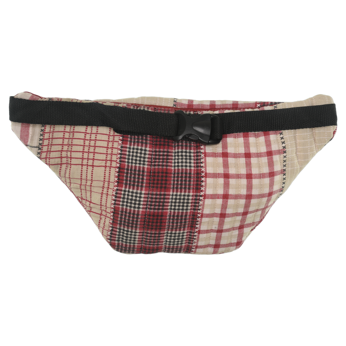 Patchwork Quilt Waist Bag | Americana Plaid
