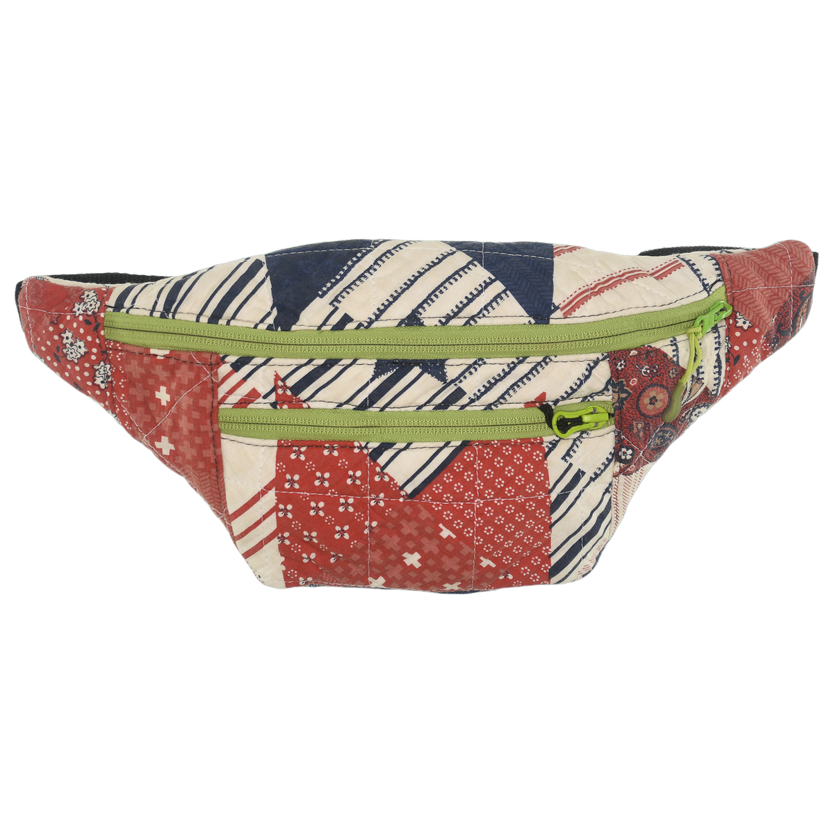 Patchwork Quilt Waist Bag | Washed Americana Patchwork