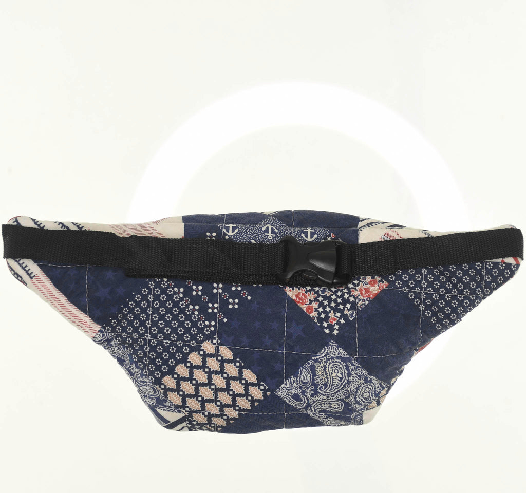 Patchwork Quilt Waist Bag | Washed Americana Patchwork