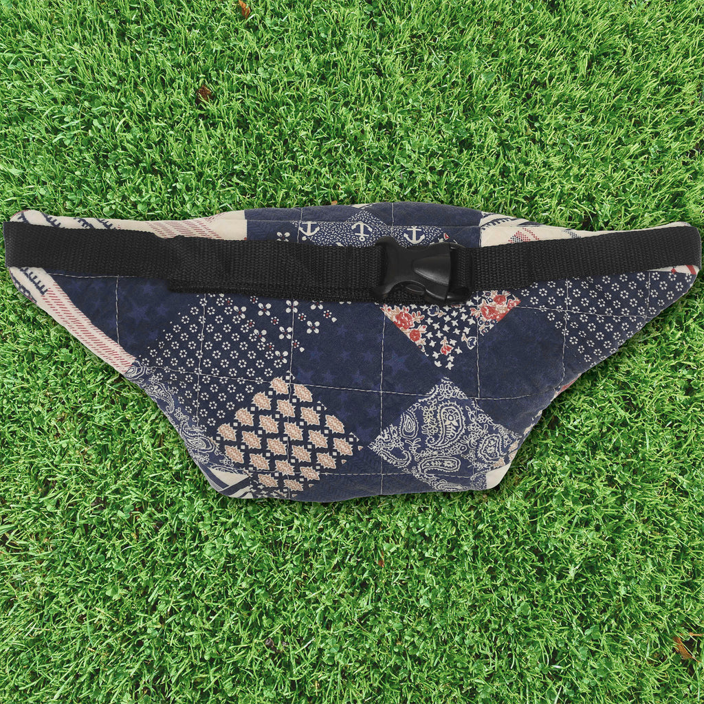 Patchwork Quilt Waist Bag | Washed Americana Patchwork