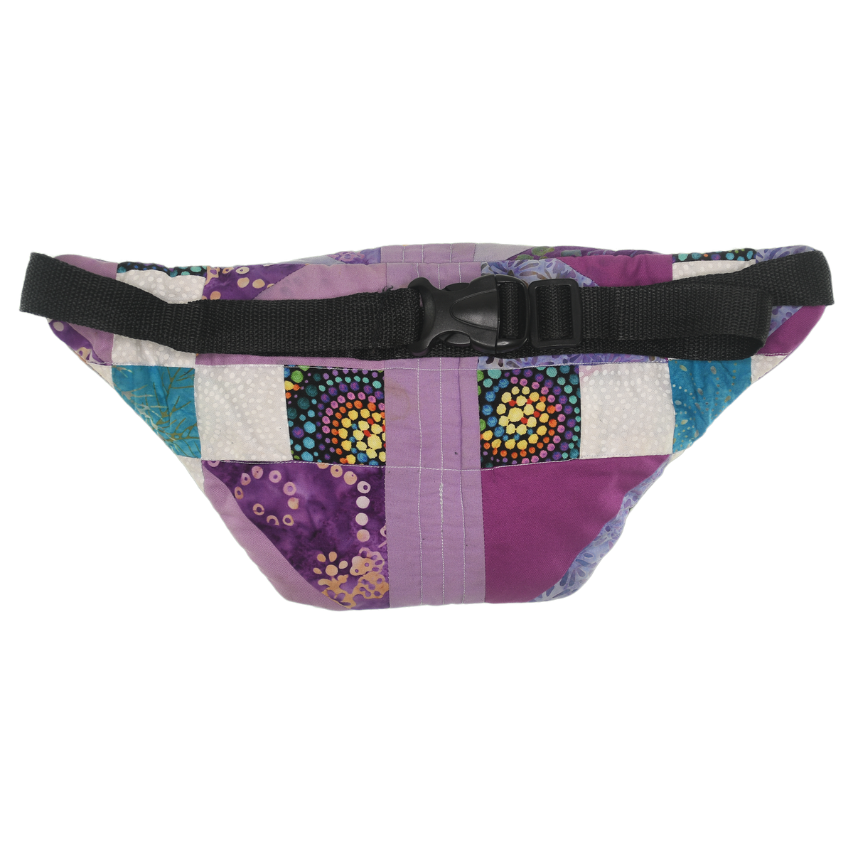 Patchwork Quilt Waist Bag | Purple Patchwork